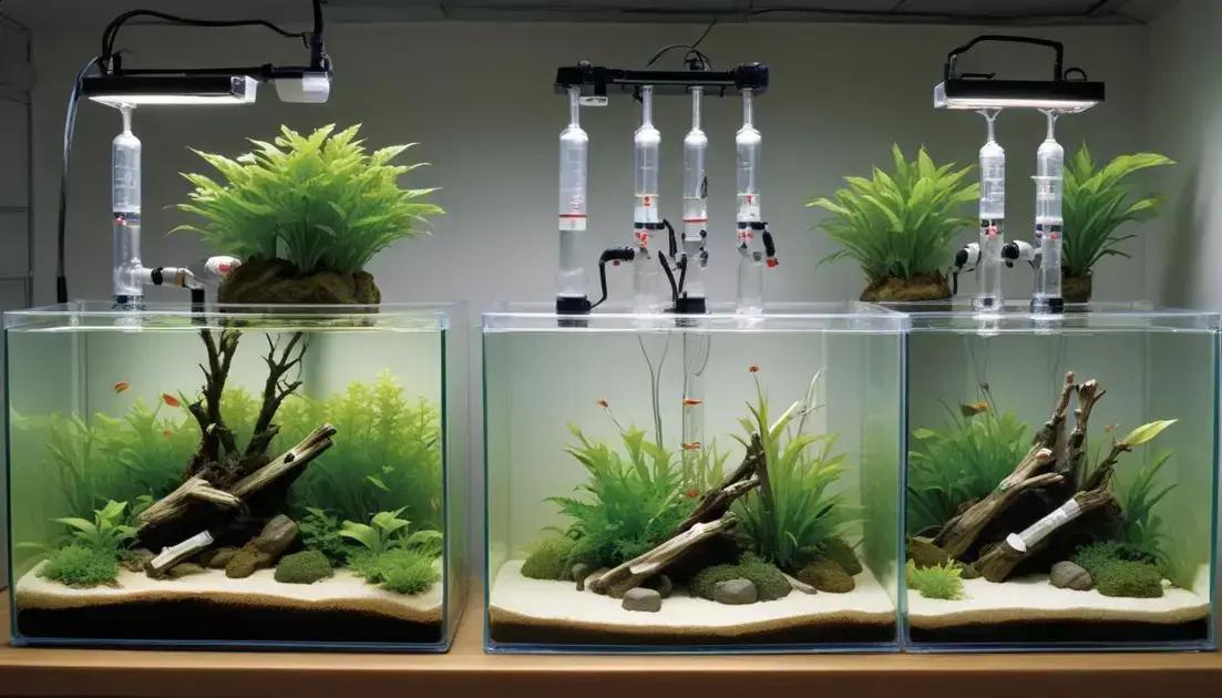 Tipos de sistemas de CO2: pressurizado, DIY e alternativos