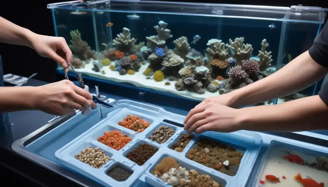 preparando e oferecendo ração: técnicas práticas e equipamentos