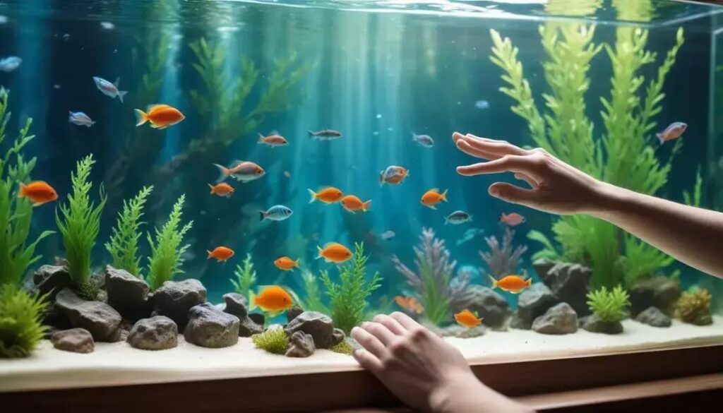 Fundo de aquário adesivo: transforme seu aquário hoje com economia e estilo