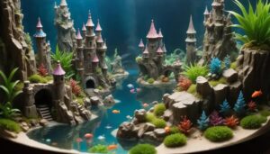 Enfeite de resina para aquário: transforme seu tanque com peças únicas hoje