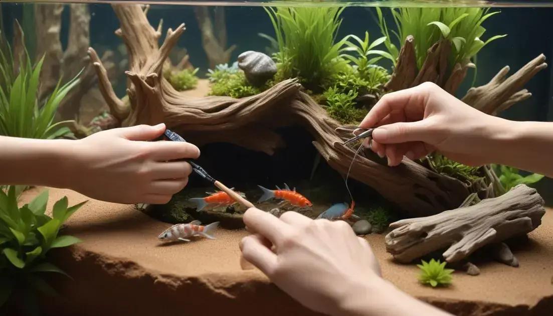 Como instalar e posicionar grutas em aquários, tanques e viveiros passo a passo