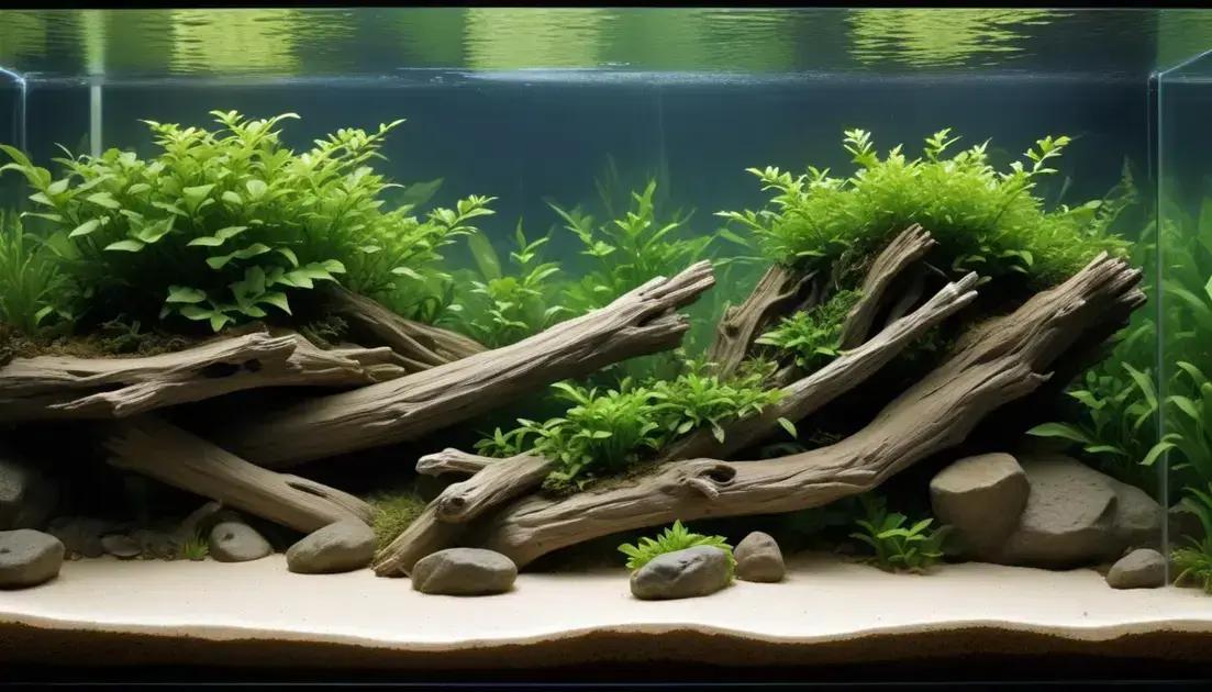 Estrutura e layout: como distribuir elementos no aquário