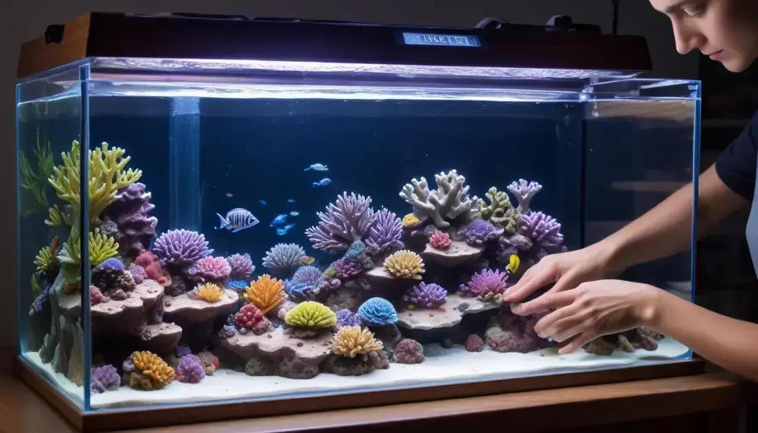 aquário marinho para iniciantes: monte seu aquário com segurança hoje