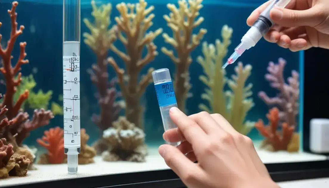 testes de água para aquário marinho: descubra parâmetros críticos hoje