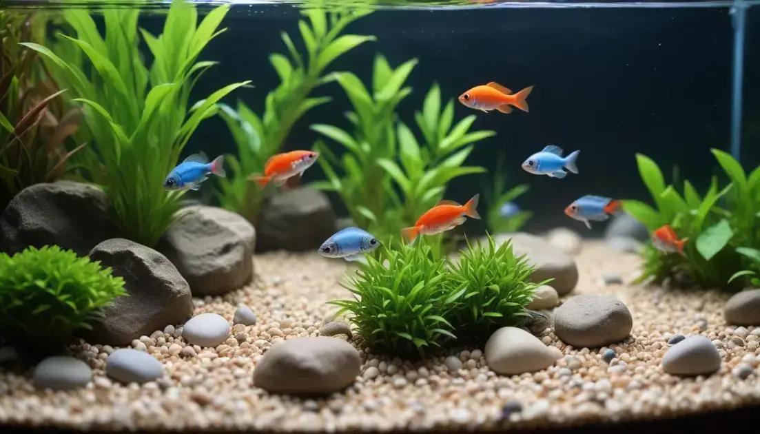 Cascalho para aquário: escolha e limpeza para peixes saudáveis