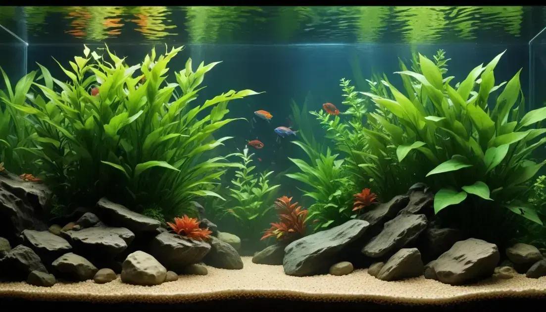 Plantas artificiais para aquário: transforme seu aquário hoje sem manutenção